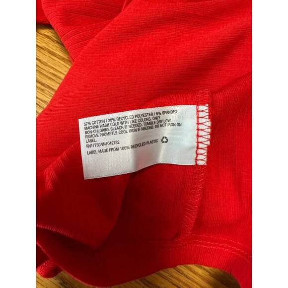 Ava & Viv Long Sleeve Scoop Neck Textured T-Shirt Size 2X - Picture 5 of 7